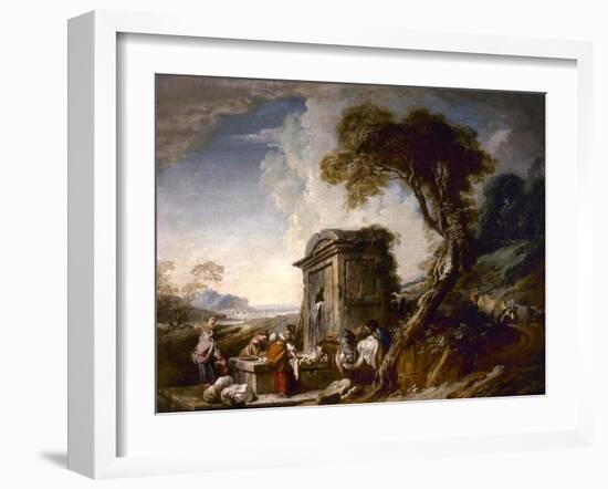 Les Laveuses-Francois Boucher-Framed Giclee Print