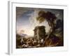 Les Laveuses-Francois Boucher-Framed Giclee Print