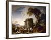 Les Laveuses-Francois Boucher-Framed Giclee Print