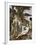 Les Licornes-Gustave Moreau-Framed Giclee Print