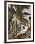 Les Licornes-Gustave Moreau-Framed Giclee Print