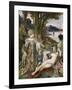 Les Licornes-Gustave Moreau-Framed Giclee Print