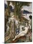 Les Licornes-Gustave Moreau-Mounted Giclee Print