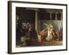 Les Licteurs rapportent à Brutus les corps de ses fils-Jacques-Louis David-Framed Giclee Print