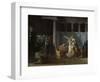 Les Licteurs Rapportent a Brutus les Corps de Ses-Jacques-Louis David-Framed Giclee Print