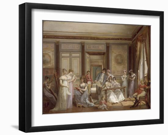 Les Loisirs de la Malmaison.-Jean Louis Victor Viger du Vigneau-Framed Giclee Print