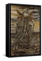 Les Lyres mortes-Gustave Moreau-Framed Stretched Canvas