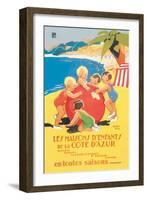 Les Maisons D'Enfants De La Cote D'Azur-Beatrice Mallet-Framed Art Print