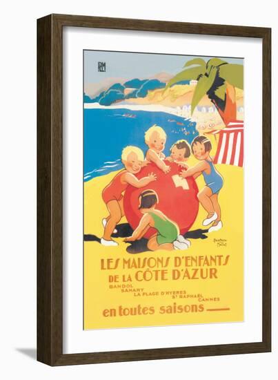 Les Maisons D'Enfants De La Cote D'Azur-Beatrice Mallet-Framed Art Print