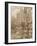 Les Maisons royales. Une entrefenêtre de la tenture. Une chasse en vue du château de Madrid-Charles Le Brun-Framed Giclee Print