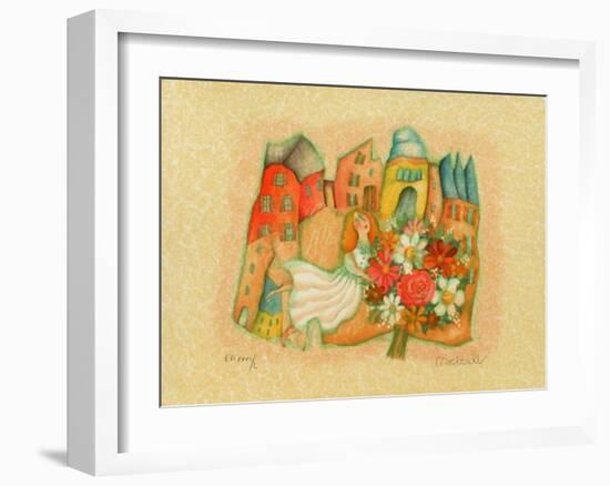 Les mariés III-Francoise Deberdt-Framed Limited Edition