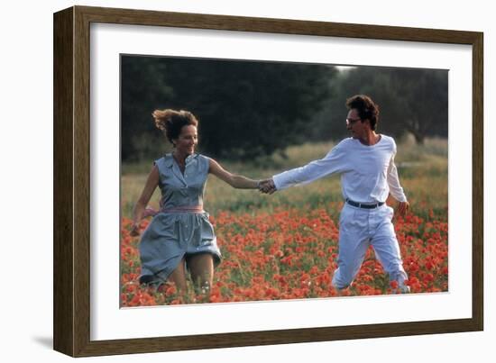 Les Maris, Les Femmes, Les Amants De Pascal Thomas, with Anne Guinou, Clement Thomas, 1989-null-Framed Photo