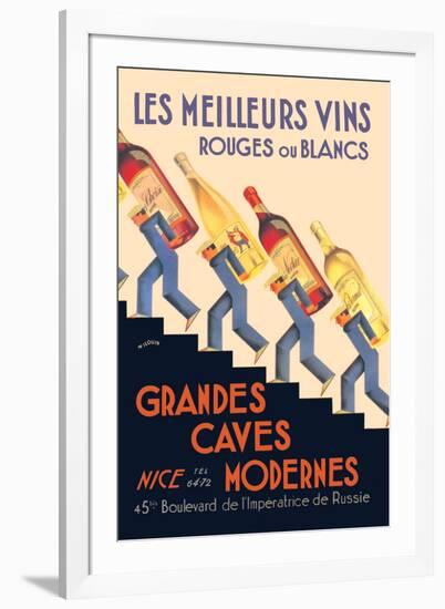 Les Meilleurs Vins-null-Framed Art Print