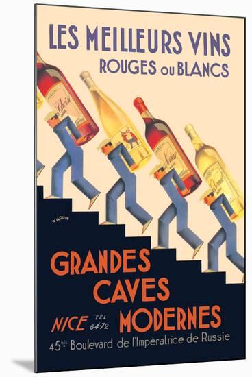 Les Meilleurs Vins-null-Mounted Art Print