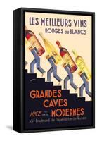 Les Meilleurs Vins-null-Framed Stretched Canvas