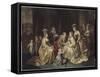 Les membres de la famille royale de France réunis autour du Dauphin né en 1781-null-Framed Stretched Canvas