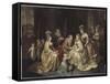 Les membres de la famille royale de France réunis autour du Dauphin né en 1781-null-Framed Stretched Canvas