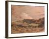 'Les Meules', c1885-Jean-Charles Cazin-Framed Giclee Print