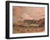 'Les Meules', c1885-Jean-Charles Cazin-Framed Giclee Print