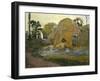 Les Meules Jaunes-Paul Gauguin-Framed Giclee Print