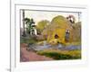 Les meules jaunes-Paul Gauguin-Framed Giclee Print