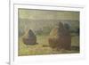 Les Meules-Claude Monet-Framed Premium Giclee Print