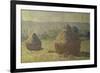 Les Meules-Claude Monet-Framed Premium Giclee Print