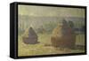 Les Meules-Claude Monet-Framed Stretched Canvas