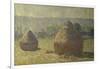 Les Meules-Claude Monet-Framed Giclee Print