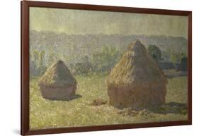 Les Meules-Claude Monet-Framed Giclee Print