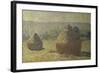 Les Meules-Claude Monet-Framed Giclee Print