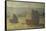 Les Meules-Claude Monet-Framed Stretched Canvas