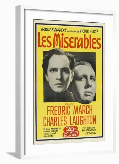 Les Miserables, 1935, Directed by Richard Boleslavski-null-Framed Giclee Print