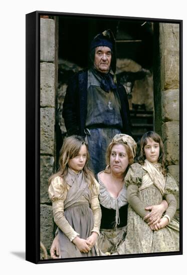 Les Miserables by RobertHossein with Jean Carmet and Francoise Seigner (Thenardier), 1982 (d'apres -null-Framed Stretched Canvas