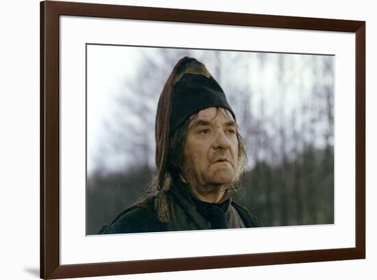 Les miserables by RobertHossein with Jean Carmet (Thenardier), 1982 (d'apres VictorHugo) (photo)-null-Framed Photo