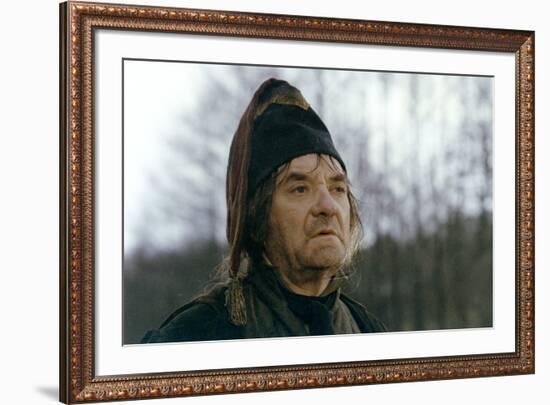 Les miserables by RobertHossein with Jean Carmet (Thenardier), 1982 (d'apres VictorHugo) (photo)-null-Framed Photo