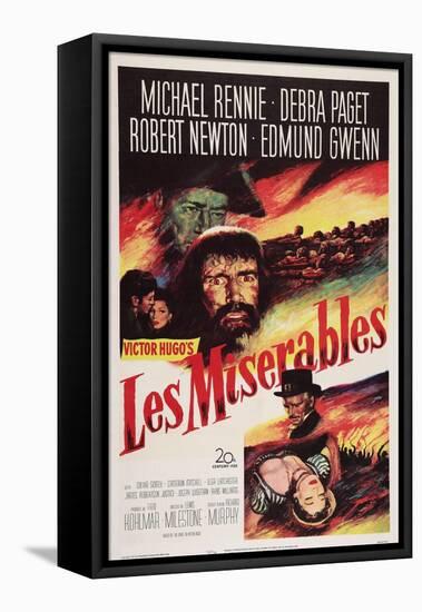 Les Miserables, Michael Rennie, (Beard), 1952-null-Framed Stretched Canvas