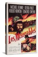 Les Miserables, Michael Rennie, (Beard), 1952-null-Stretched Canvas