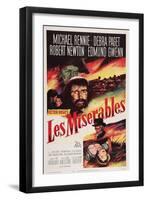 Les Miserables, Michael Rennie, (Beard), 1952-null-Framed Art Print