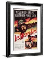Les Miserables, Michael Rennie, (Beard), 1952-null-Framed Art Print