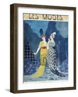 Les Modes-Georges Barbier-Framed Giclee Print