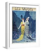 Les Modes-Georges Barbier-Framed Giclee Print