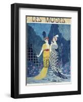 Les Modes-Georges Barbier-Framed Giclee Print