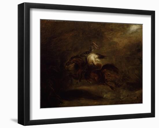 Les morts vont vite (d'après une ballade de Bürger)-Ary Scheffer-Framed Giclee Print