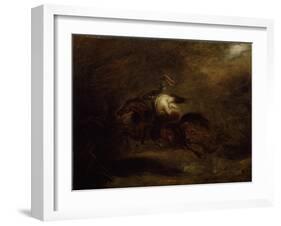 Les morts vont vite (d'après une ballade de Bürger)-Ary Scheffer-Framed Giclee Print