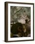 Les Musiciens (detail). 1872-1873, resumed around 1874-1876. Oil on canvas.-Edgar Degas-Framed Giclee Print