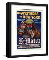 Les Mysteres de New York-null-Framed Art Print