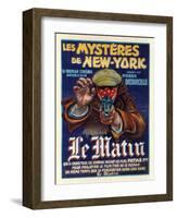 Les Mysteres de New York-null-Framed Art Print