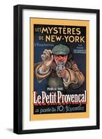 Les Mysteres de New York-null-Framed Art Print