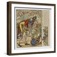 Les nains géants, jeu de socité-null-Framed Giclee Print